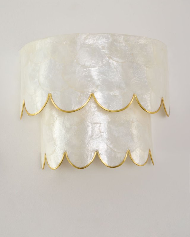 Scalloped Sconce